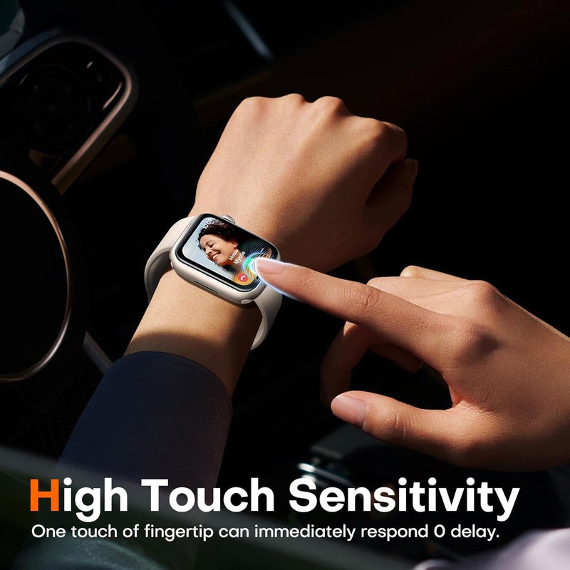 LK LϟK 6 Pack TPU Screen Protector for Apple Watch 40mm SE 3 /SE Series 6/5/4 - Anti Scratch No Bubbles [Touch Sensitive] Upgrade Flexible HD Film for iWatch 40mm 2025 - Image 3